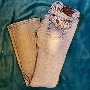 Miss Me boot cut jeans size 28 style # JP6063B2